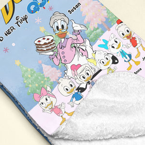 Personalized Christmas Gifts For Grandma Blanket, Grandma Duck 04kati011024 - Blanket - GoDuckee