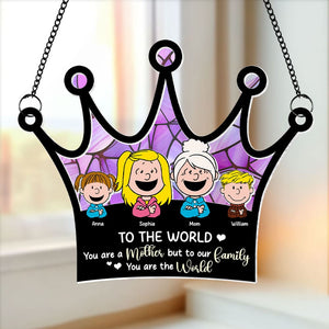 Personalized Gifts For Mom Suncatcher Ornament 02xqti251224 - Ornament - GoDuckee