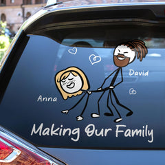 thumbnail image 2 of Personalized Gifts For Couple Car Decar Designed By Hanniecongested 2 of 11