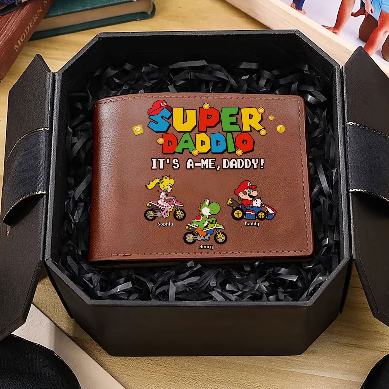 Personalized Gifts For Dad Leather Wallet 01NATI040524 Father's Day - PU Leather Wallet - GoDuckee