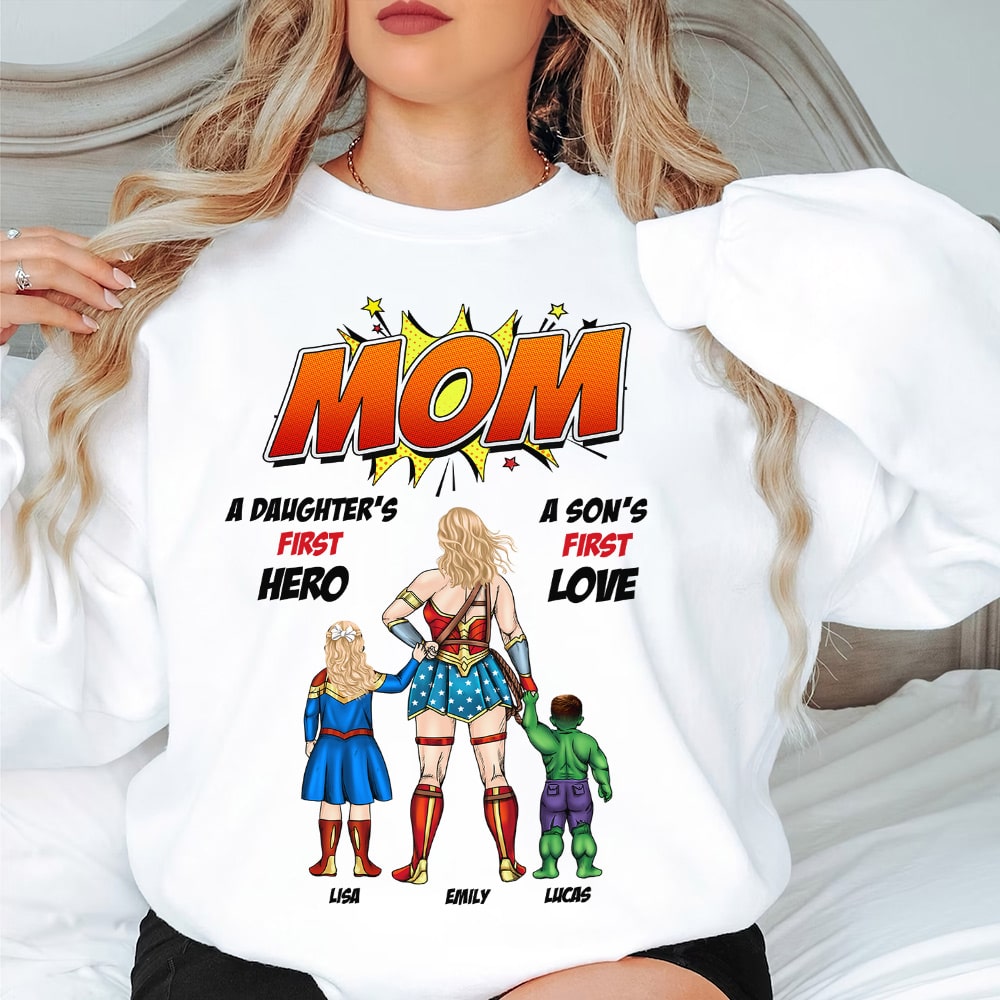 Personalized Gifts For Mom & Dad Shirt First Love 01HUTI220124PA - 2D Shirts - GoDuckee
