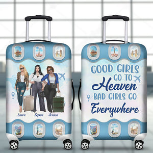 Traveling, Good Girls Go to Heaven, Bad Girls Go Everywhere, Personalized Luggage, Traveling Lover Gift - Tote Bag - GoDuckee
