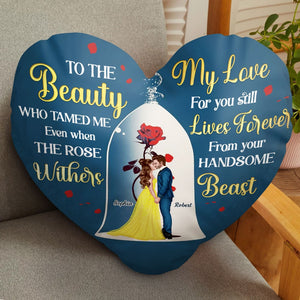 My Love For You Still Lives Forever- Heart Shape Pillow For Couples-Couple Gift-02htti211223pa - Pillow - GoDuckee