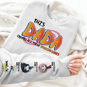 Father, Dada Created AlTthese Amazing, Personalized 3D AOP Shirt, Christmas Gifts For Dad, 05TOPO180923 - AOP Products - GoDuckee