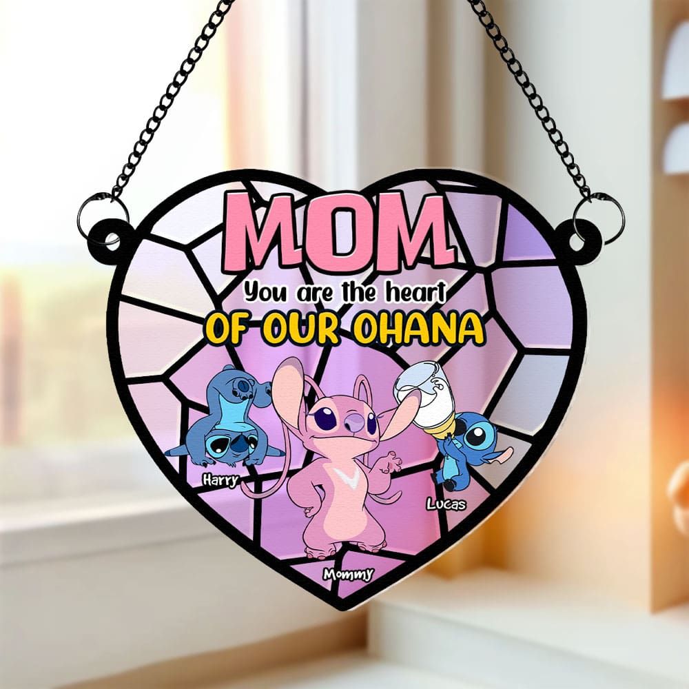 Personalized Gifts For Mom Suncatcher Window Hanging Ornament 01QHTI240424 Mother's Day - Ornaments - GoDuckee