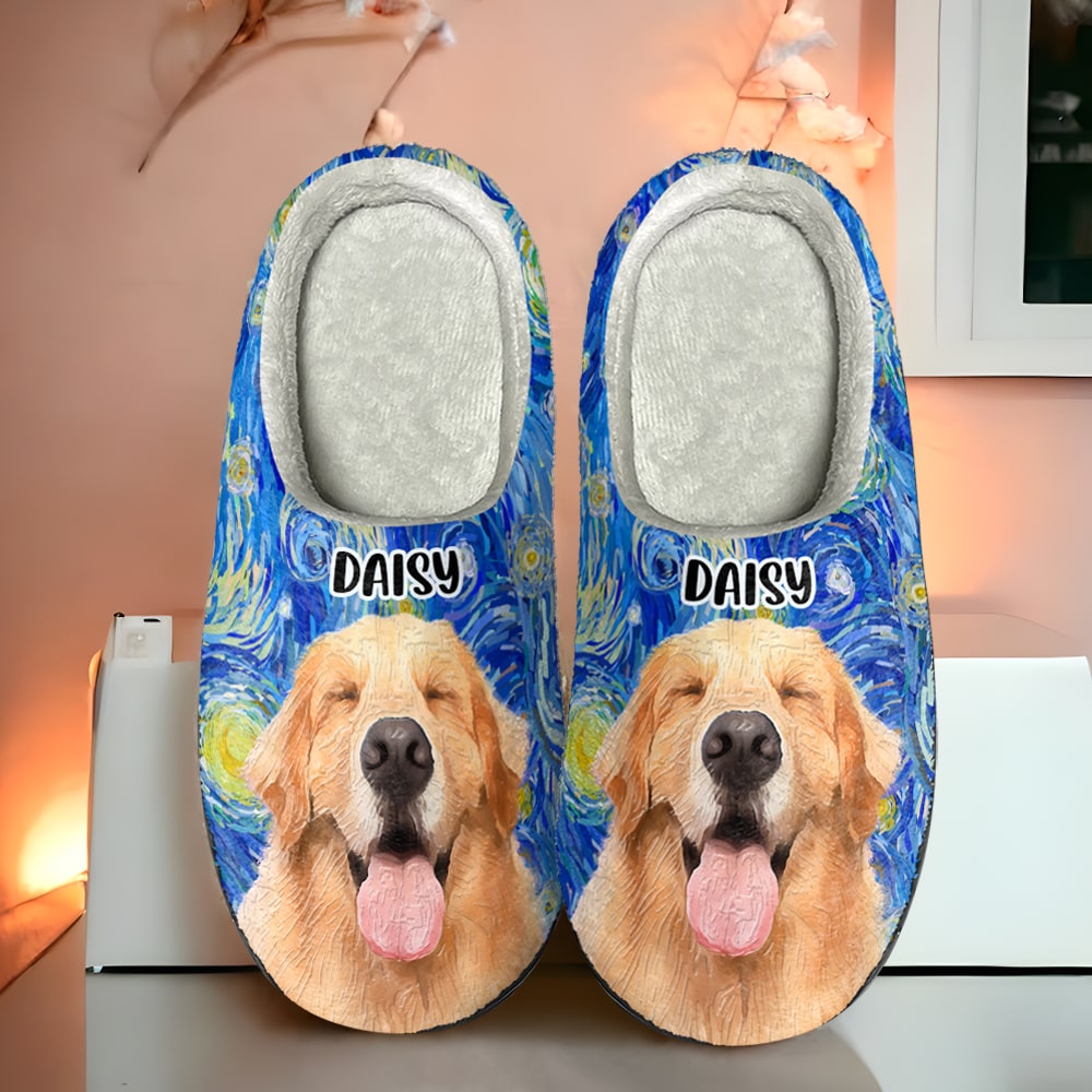 Dog Lover- Custom Photo Home Slippers - Gift For Dog Lover- 04nati231223 - Shoes - GoDuckee