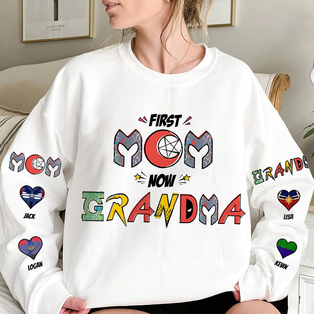Personalized Gifts For Mother Shirt First Mom Now Grandma 02OHTI150324 - 3D Shirts - GoDuckee
