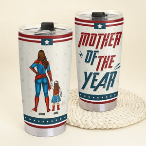 Personalized Gifts For Mother Tumbler Mother Of The Year 03OHTI300124PA - Tumbler Cups - GoDuckee