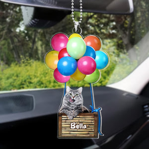 Custom Photo Gifts For Pet Lovers Car Ornament - Ornaments - GoDuckee