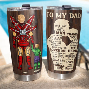 Personalized Gift For Father Tumbler To My Dad 02NATI090124PA - Tumbler Cup - GoDuckee