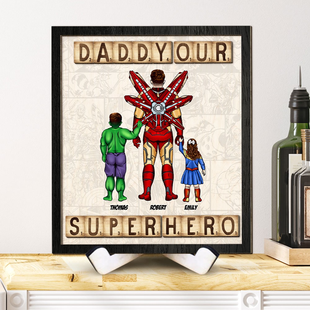 Personalized Gifts For Dad Wood Sign Happy Father's Day 03NATI170224PA - Wood Signs - GoDuckee