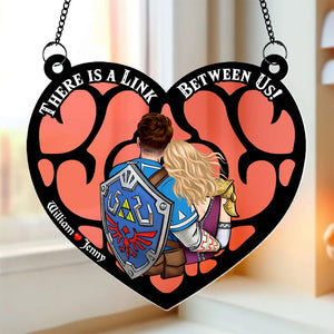 Personalized Gifts For Couple Suncatcher Window Hanging Ornament 03nati80624hh - Ornament - GoDuckee