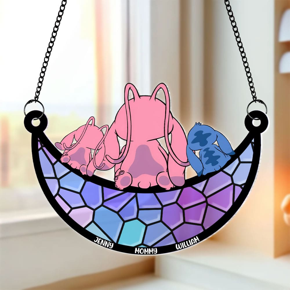 Personalized Gifts For Mom Suncatcher Window Hanging Ornament 04OHTI260424 Mother's Day - Ornaments - GoDuckee