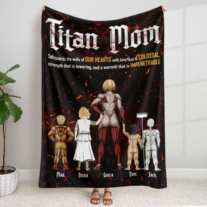 Personalized Gifts For Mom Blanket StrengthThat Is Towering A Warmth That Is Impenetrable 02TOTI190124HH - Blankets - GoDuckee