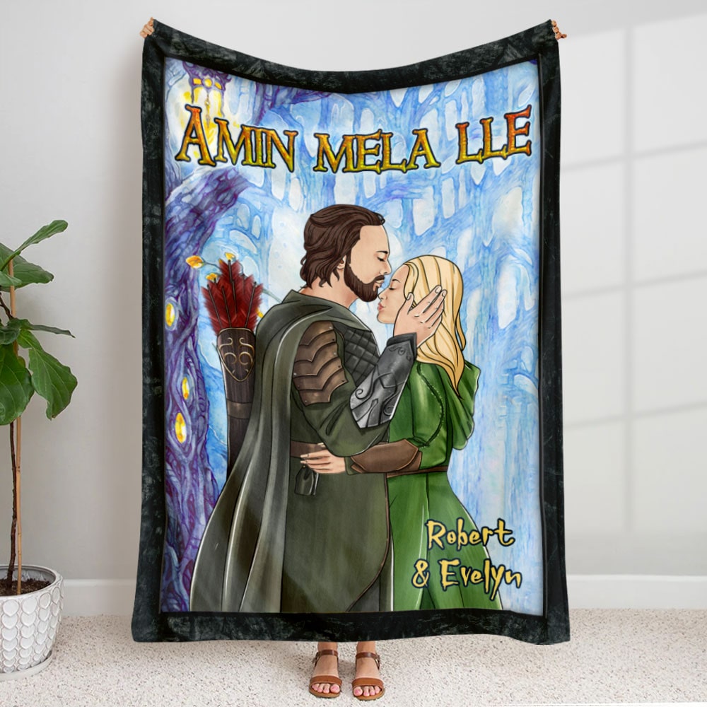 Personalized Gifts For Couples Blanket Amin Mela Lle 02HUTI120124 - Blanket - GoDuckee