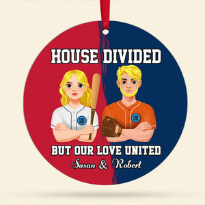 Personalized Gifts For Baseball Lovers Couple Christmas Ornament 06huti141024hg - Ornament - GoDuckee