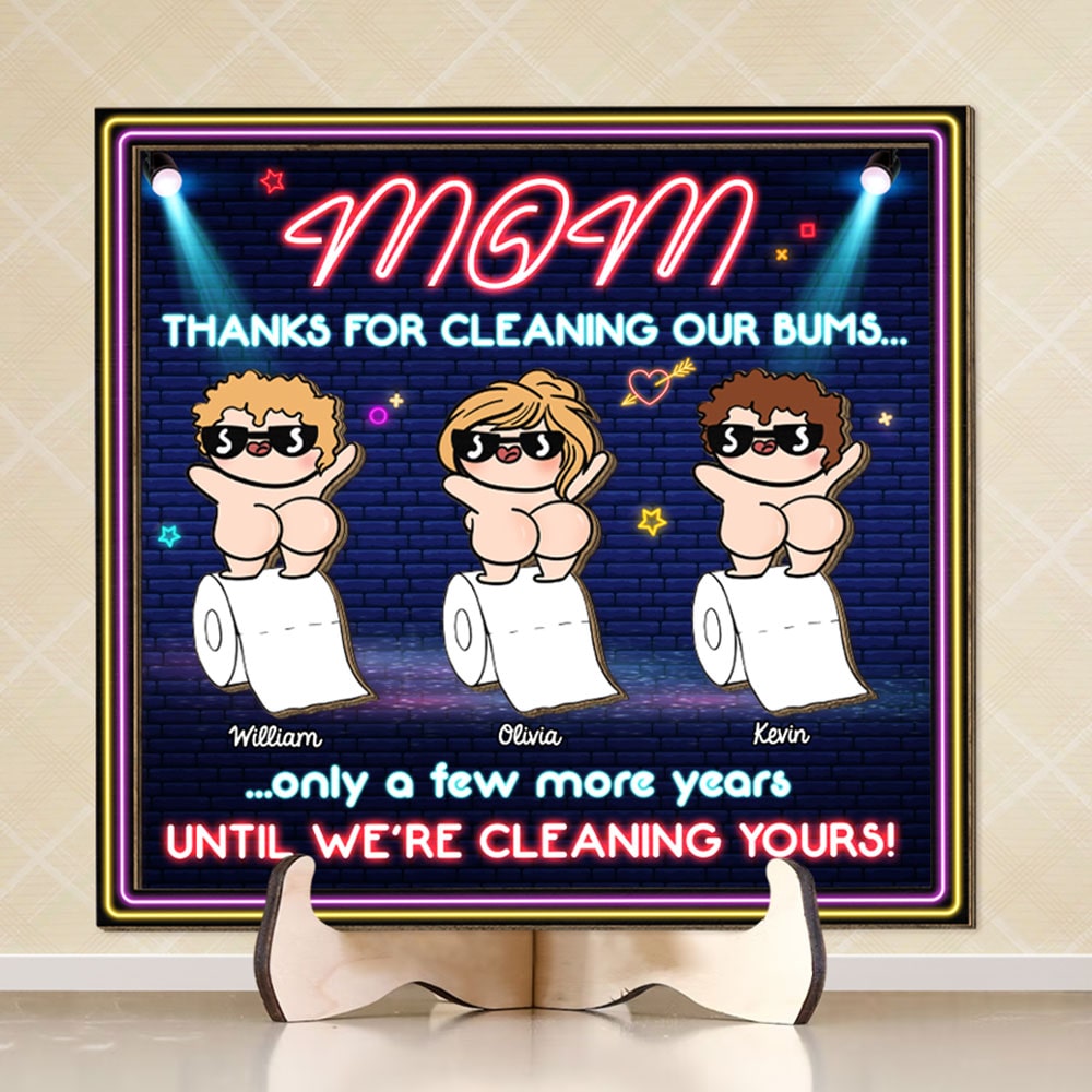 Personalized Gifts For Mom Wood Sign 03OHTI150324 Mother's Day - Wood Signs - GoDuckee