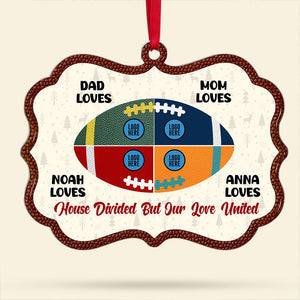 Personalized Gifts For Family Christmas Ornament Custom American Football Team 04huti151024 - Ornament - GoDuckee