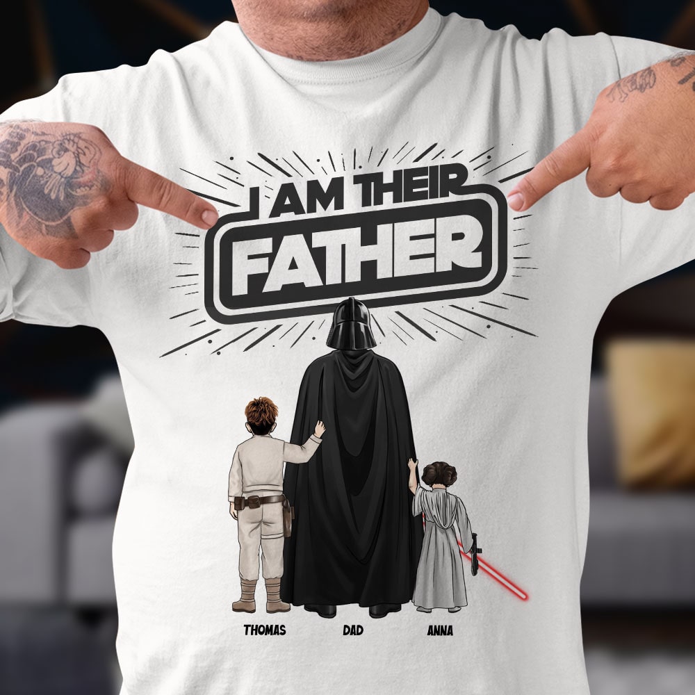 Personalized Gifts For Dad Shirt I Am Their Father 01QHTI200124HHHG - 2D Shirts - GoDuckee