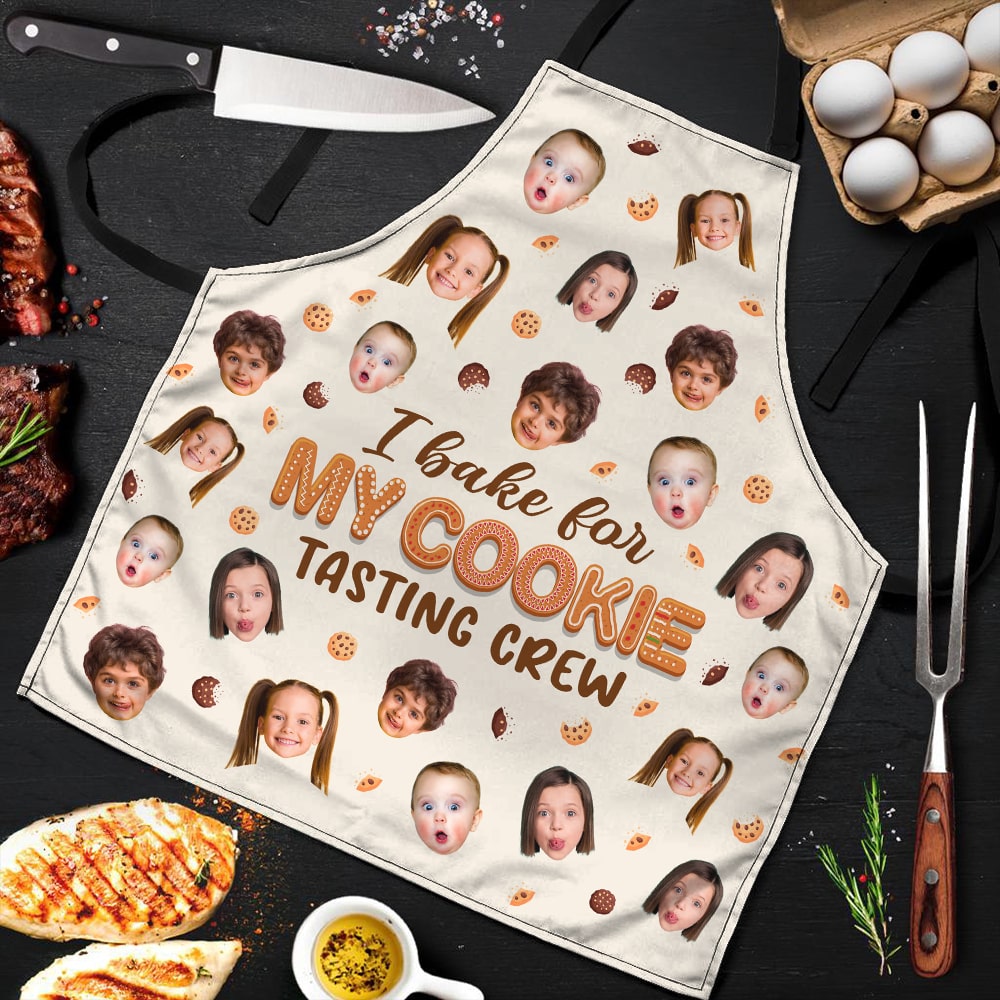 Personalized Gifts For Mother Aprons I Bake For My Cookie - Aprons - GoDuckee