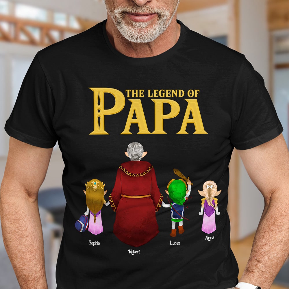 Personalized Gifts For Father Shirt The Legend Of Papa 03QHTI230124 - 2D Shirts - GoDuckee