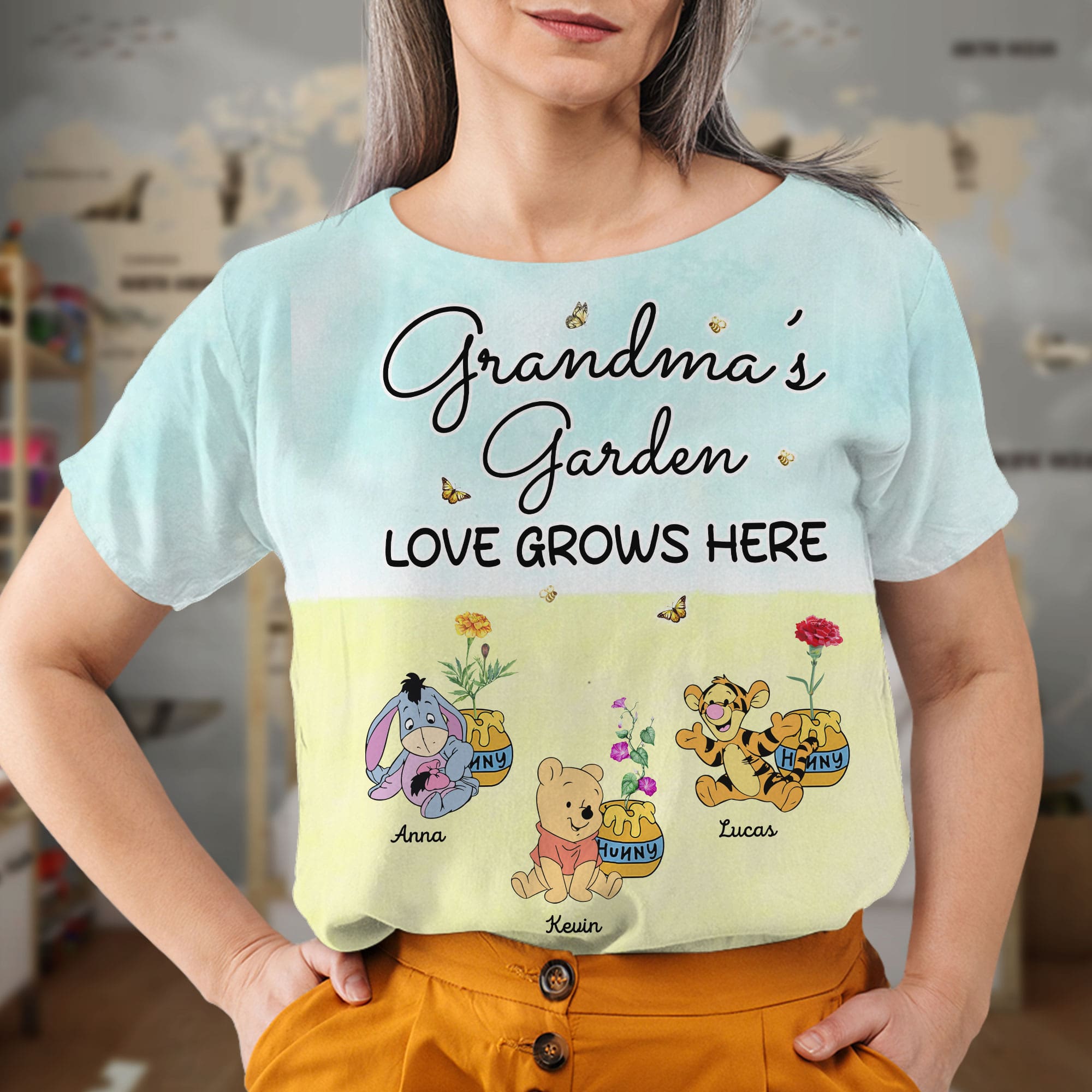 Personalized Gifts For Grandma Shirt 01HTTI220424 Mother's Day - 3D Shirts - GoDuckee