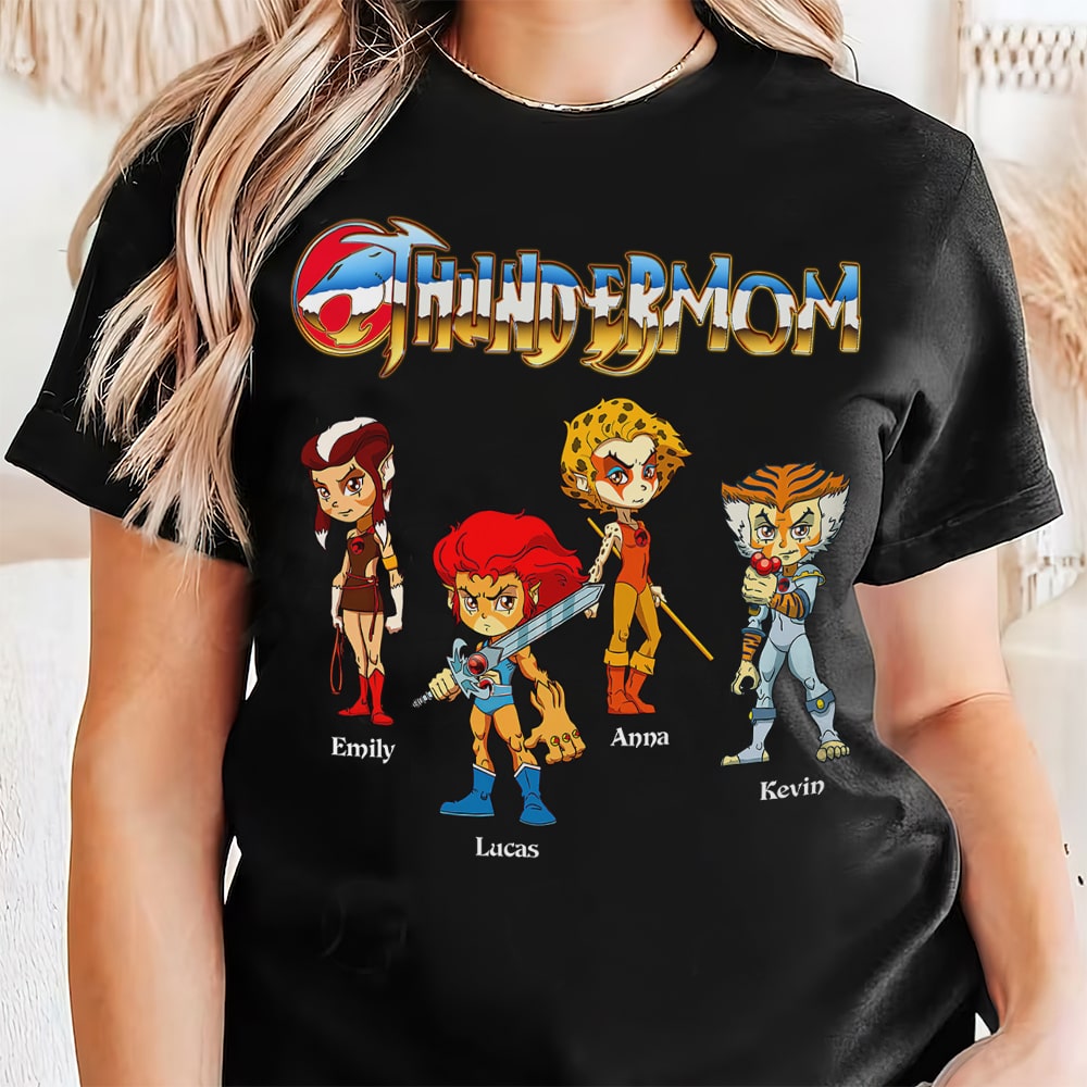 Personalized Gifts For Mom Shirt Thunder Mom 01HTTI260324 - 2D Shirts - GoDuckee