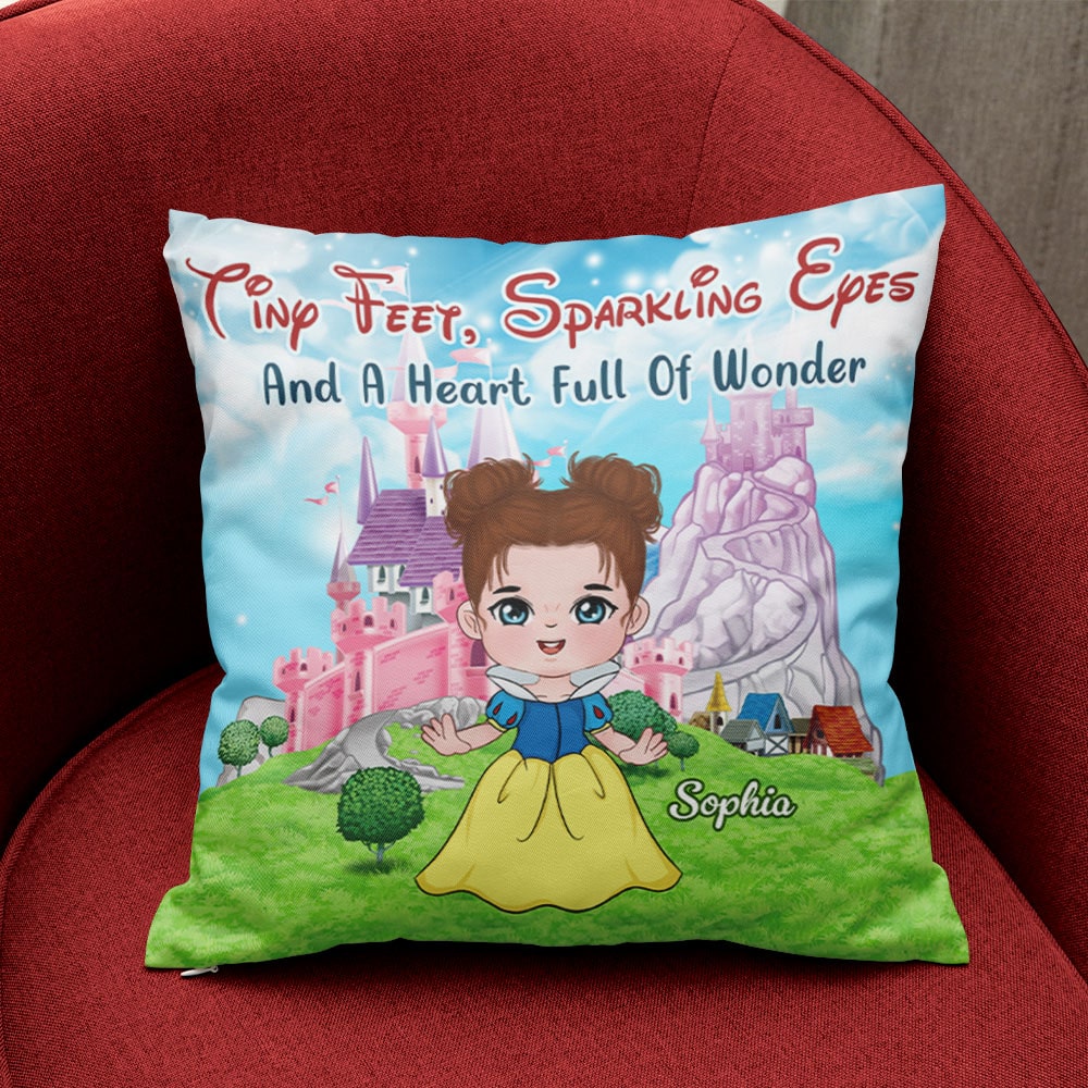 Personalized Gifts For Kids Pillow Tiny Feet, Sparkling Eyes 07TOTI170124PA - Pillows - GoDuckee