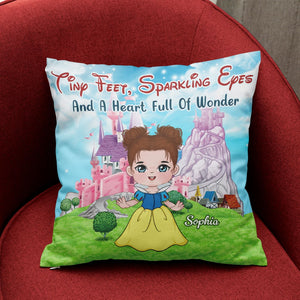 Personalized Gifts For Kids Pillow Tiny Feet, Sparkling Eyes 07TOTI170124PA - Pillows - GoDuckee