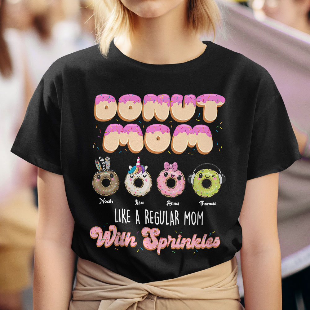 Personalized Gifts For Mom Shirt Donut Mom 04TOTI070324 - 2D Shirts - GoDuckee