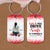 Personalized Gifts For Couples Keychain I'll Give You The "V" Later - Keychains - GoDuckee
