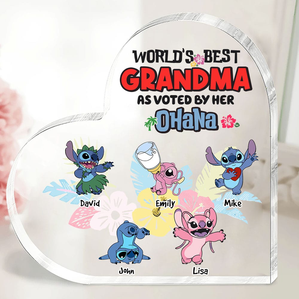 Personalized Gifts For Grandma Plaque 04QHTI120424 Mother's Day - Shaped Plaques - GoDuckee
