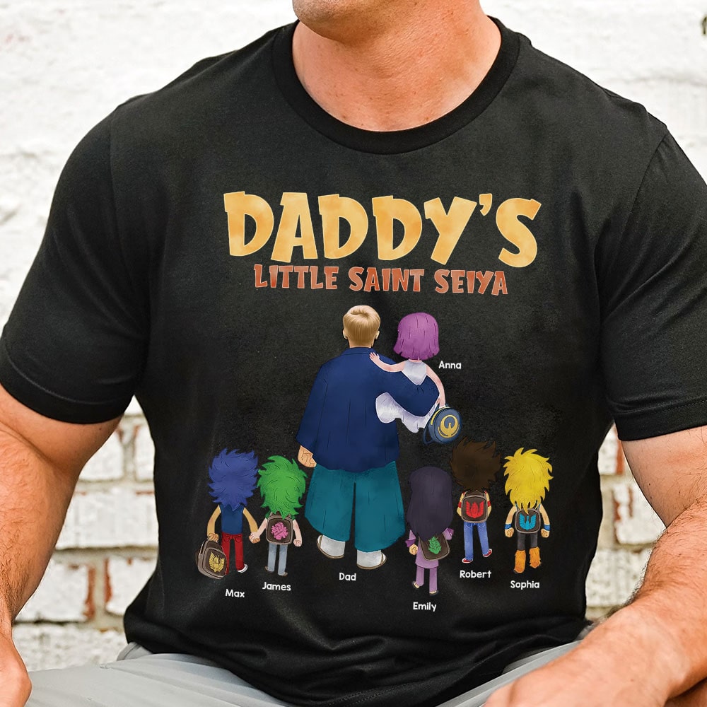 Personalized Gifts For Father Shirt Daddy's Kids 05QHTI220124 - 2D Shirts - GoDuckee
