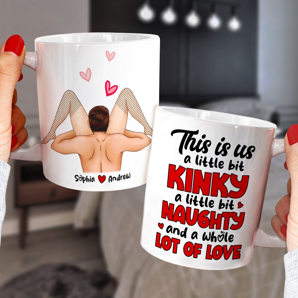 Couple, This Is Us Little Bit kinky, Personalized Mug, Couple Mug - Coffee Mug - GoDuckee