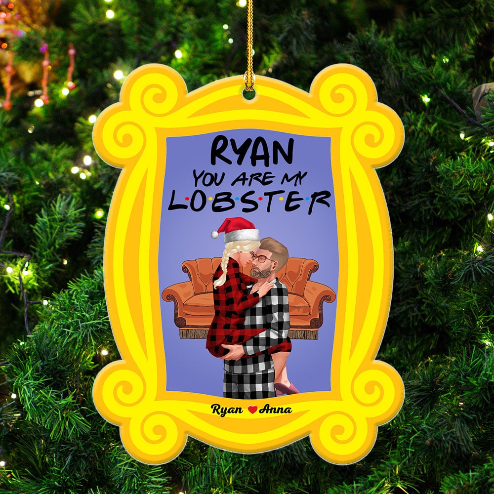 You Are My Lobster Personalized Acrylic Ornament Friend Christmas Gift 05htti201123da - Ornament - GoDuckee