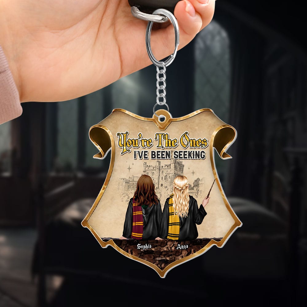 Personalized Gifts For Friends Keychain You're The Ones I've Been Seeking 04OHTI230224 - Keychains - GoDuckee