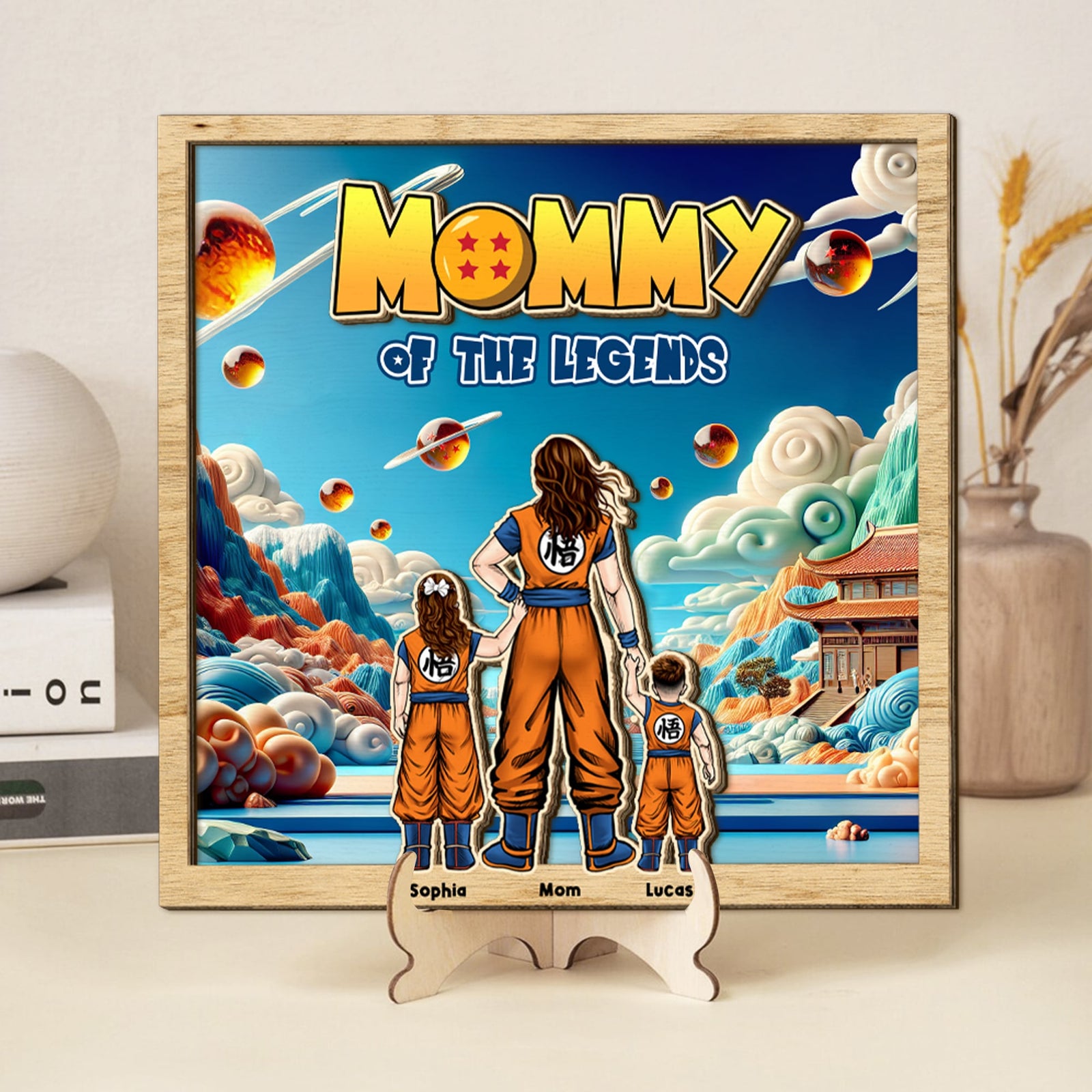 Personalized Gifts For Mother Wood Sign Mommy of The Legends 02TOTI270324HH - Wood Signs - GoDuckee