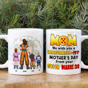 Personalized Gifts For Mom Coffee Mug Mom, We Wish You A Happy 03HTTI140324HH - Coffee Mugs - GoDuckee