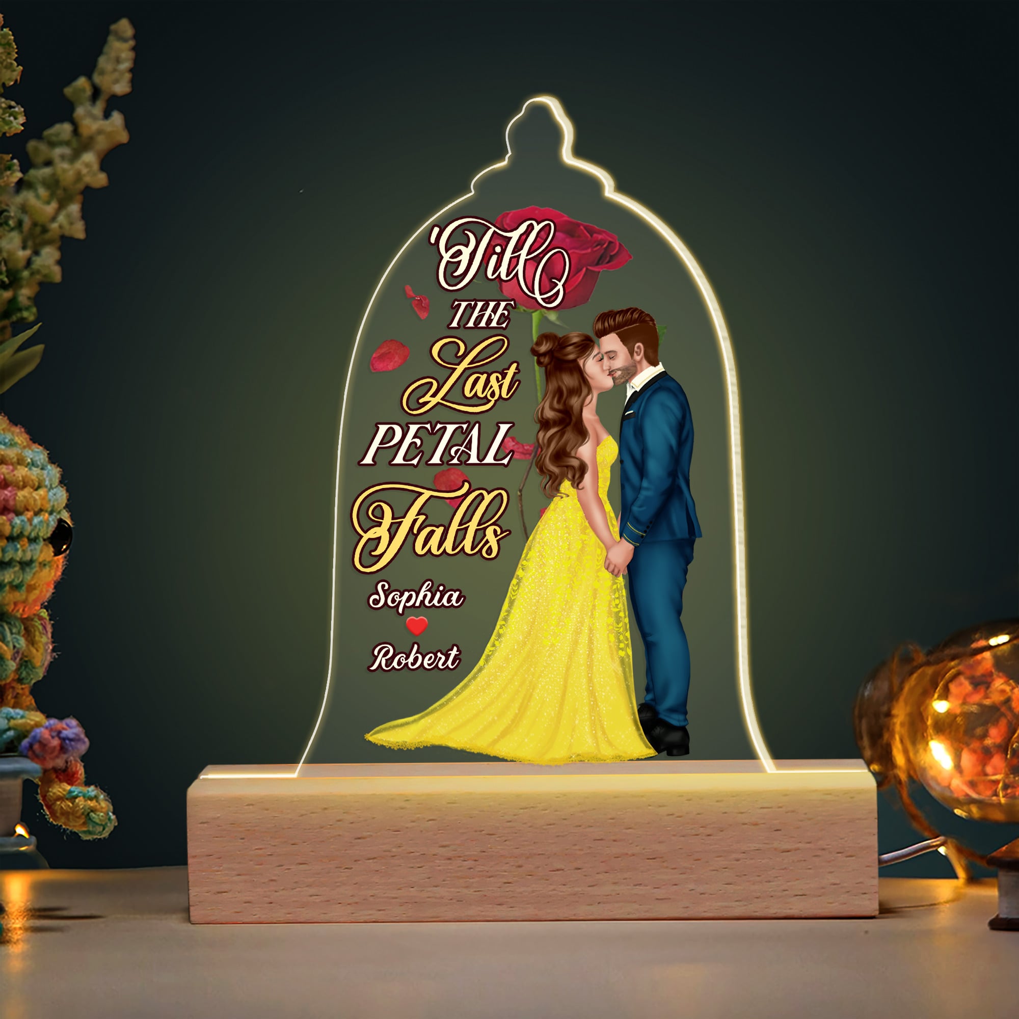Personalized Gifts For Couple LED Light Till The Last 03OHTI160224PA - Led Lights - GoDuckee