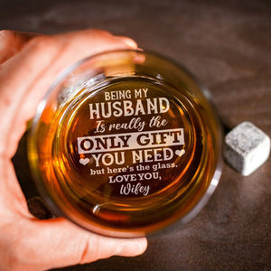 Personalized Gifts For Couple Whiskey Glass 03kati030624 - Drinkware - GoDuckee