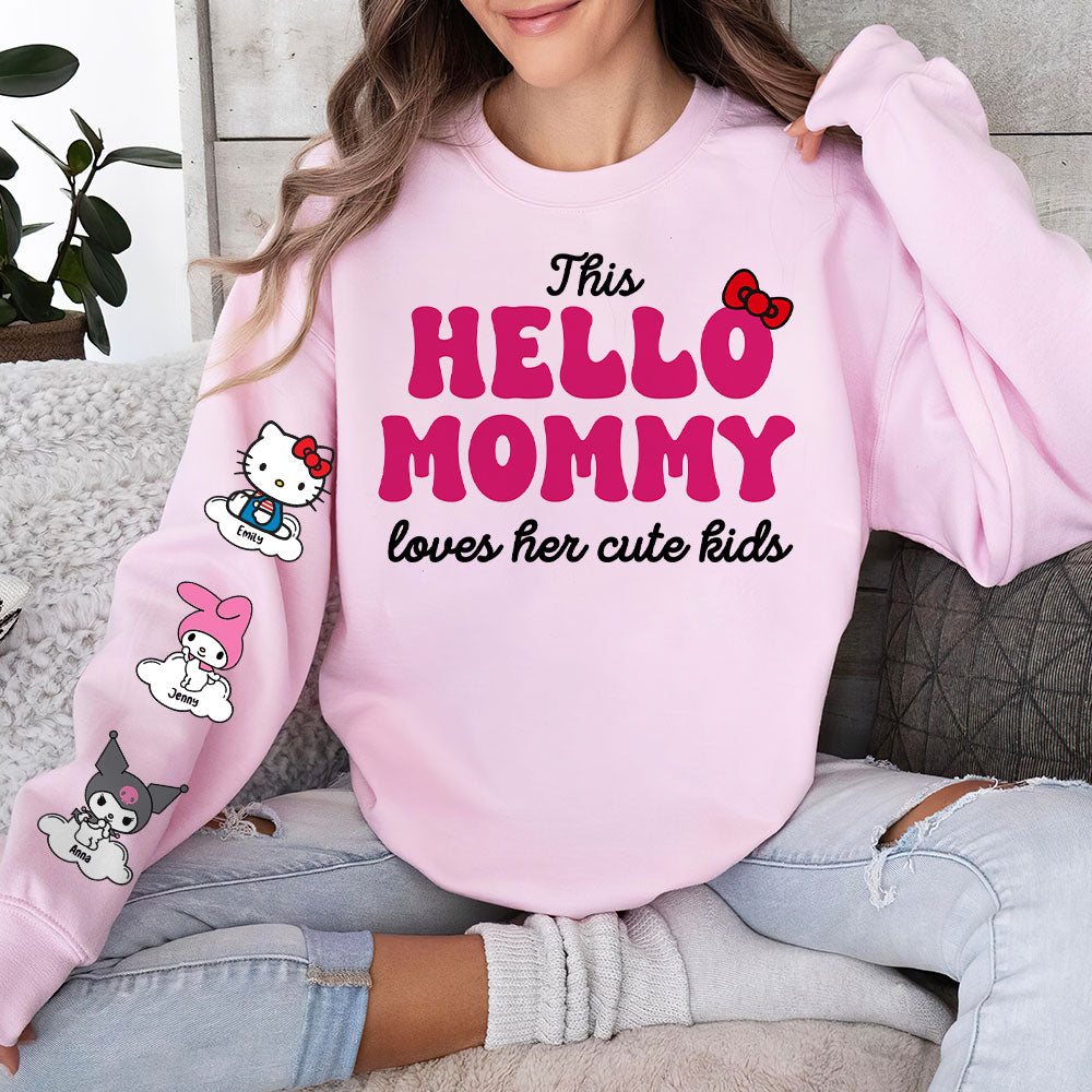Personalized Gift For Mother Shirt This Hello Mommy Loves Her Cute Kids 04HTTI260224 - 3D Shirts - GoDuckee