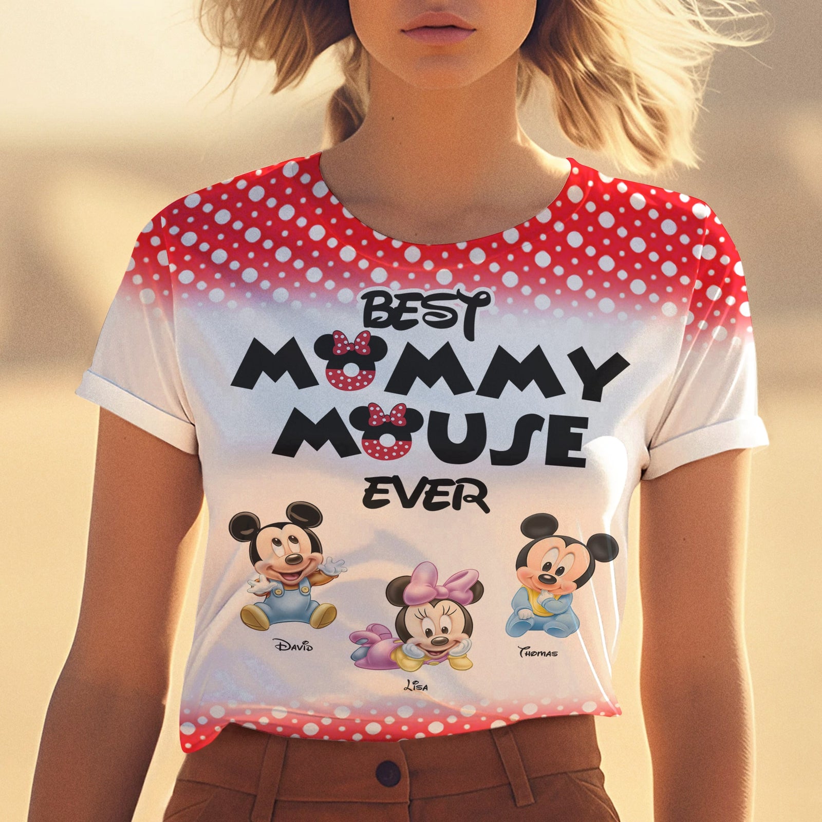 Personalized Gifts For Mom 3D Shirts Best Mommy Mouse Ever 06OHTI280324 - 3D Shirts - GoDuckee