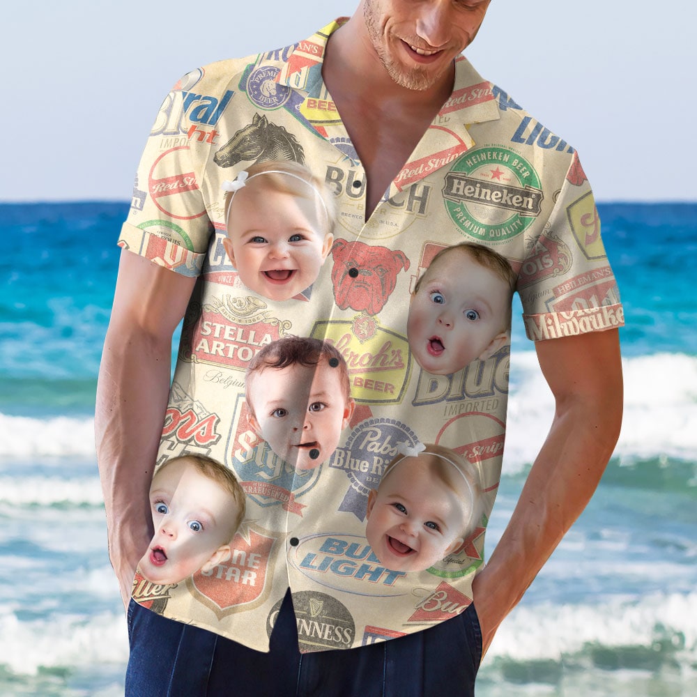 Custom Photo Gifts For Dad Hawaiian Shirt 05ohti300524 Father's Day - Hawaiian Shirts - GoDuckee