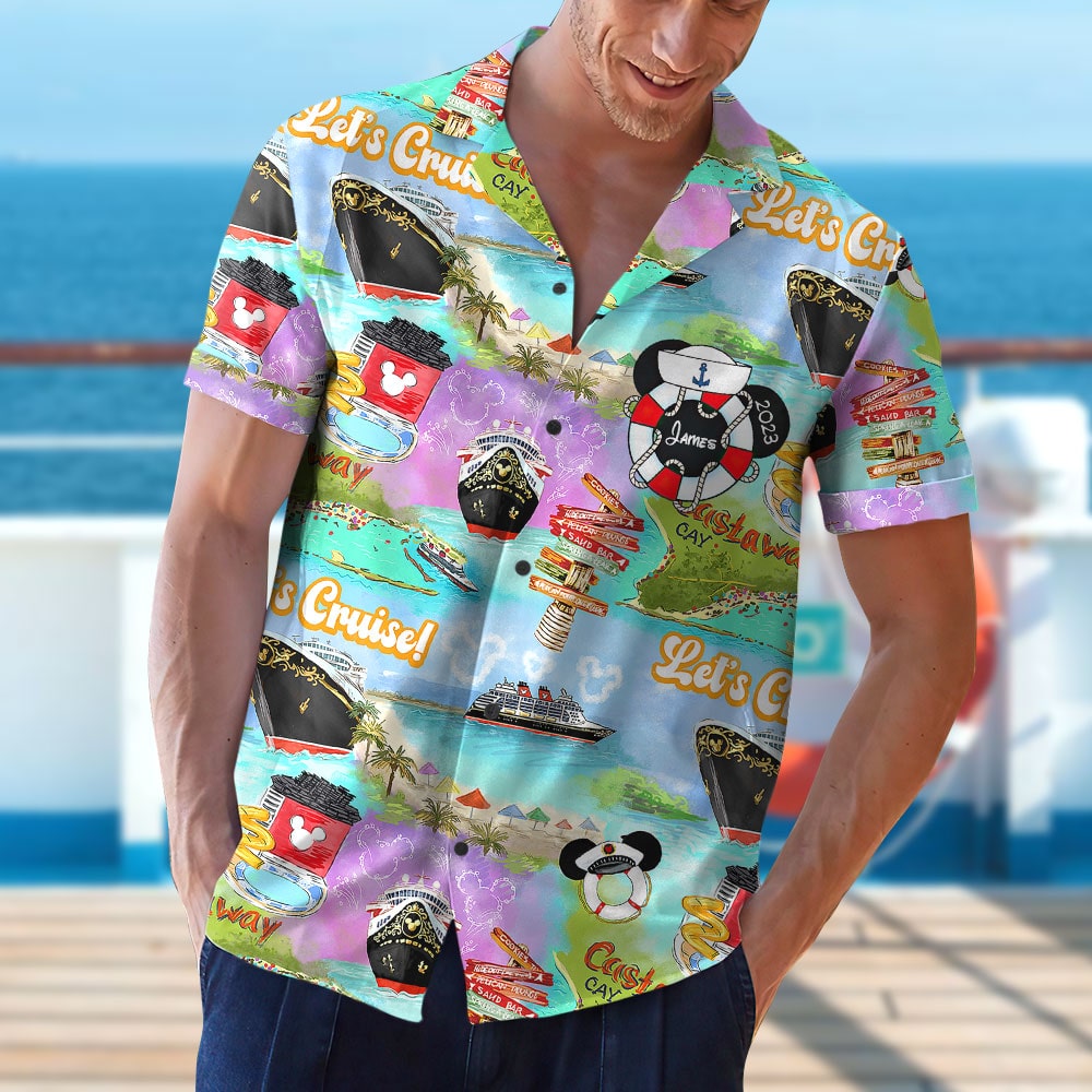 Cruise Couple Personalized Hawaiian Shirt - Summer Gift For Couple GZ-HW-05HUTI060723 - Hawaiian Shirts - GoDuckee