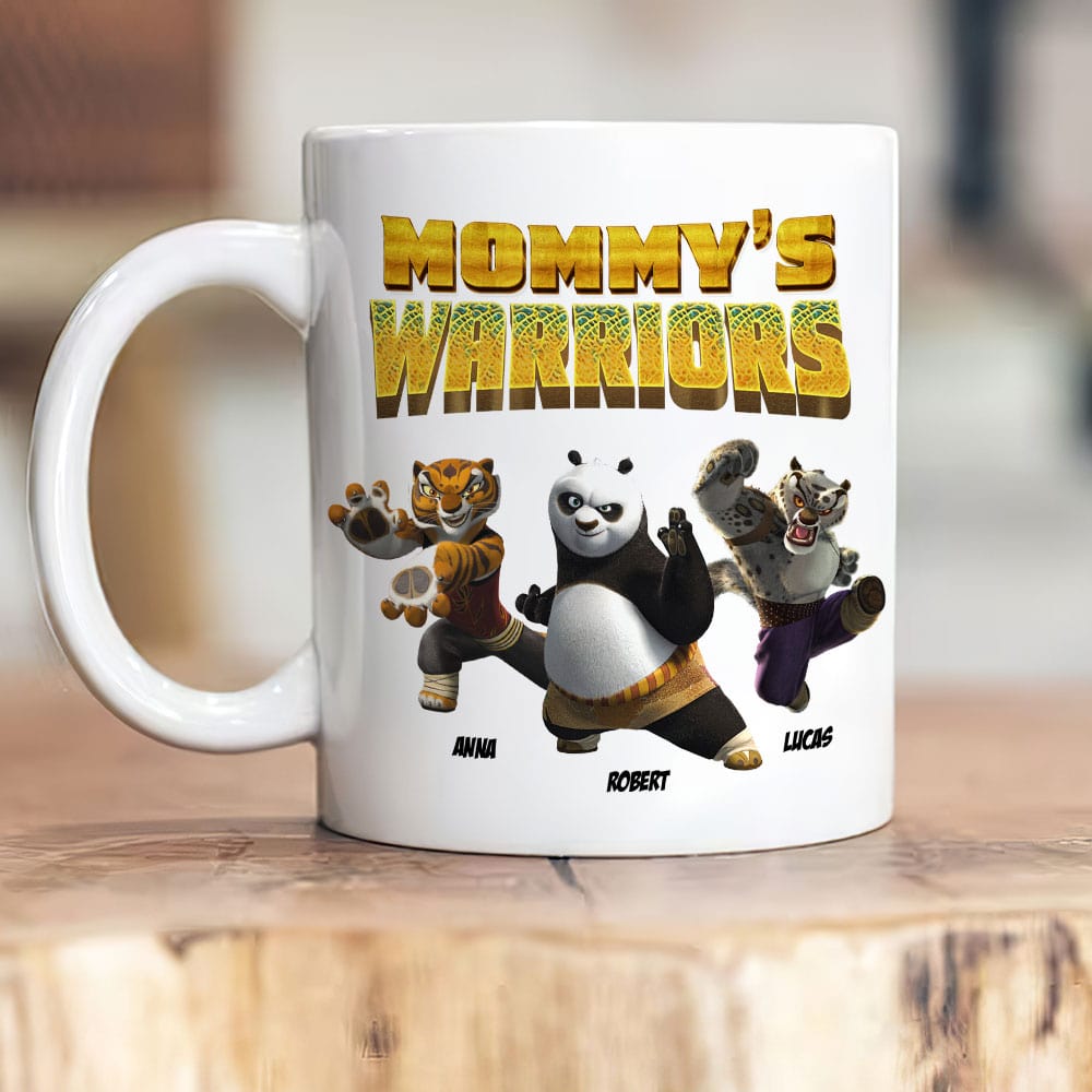 Personalized Gifts For Mom Coffee Mug Mommy's Warriors 02HTTI200324 - Coffee Mugs - GoDuckee