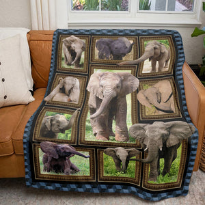Personalized Gifts For Elephant Lover Blanket 041qhti311224 - Blanket - GoDuckee