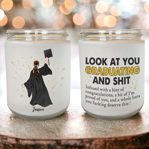 Personalized Graduation Gifts Scented Candle I'm Proud Of You - Scented Candle - GoDuckee