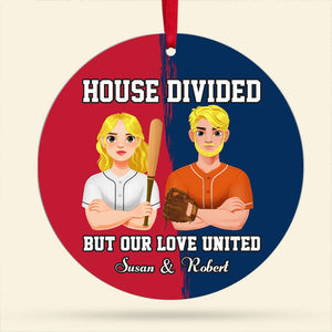 Personalized Gifts For Couple Christmas Ornament Baseball Couple 03HUTI141024HG - Ornament - GoDuckee