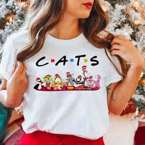 Cats- Personalized Shirt-Gift For Cat Lover- Christmas Gift-05acdt110923 - Shirts - GoDuckee