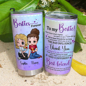 To My Bestie 02HUDT050823HH Personalized Tumbler, Gifts For Bestie - Tumbler Cup - GoDuckee